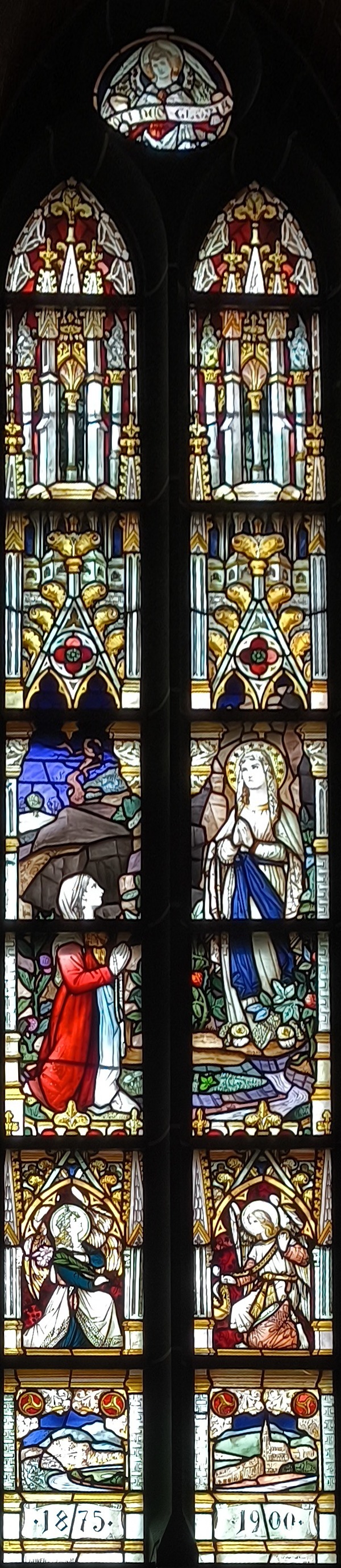 Maria&rsquo;s verschijning te Lourdes